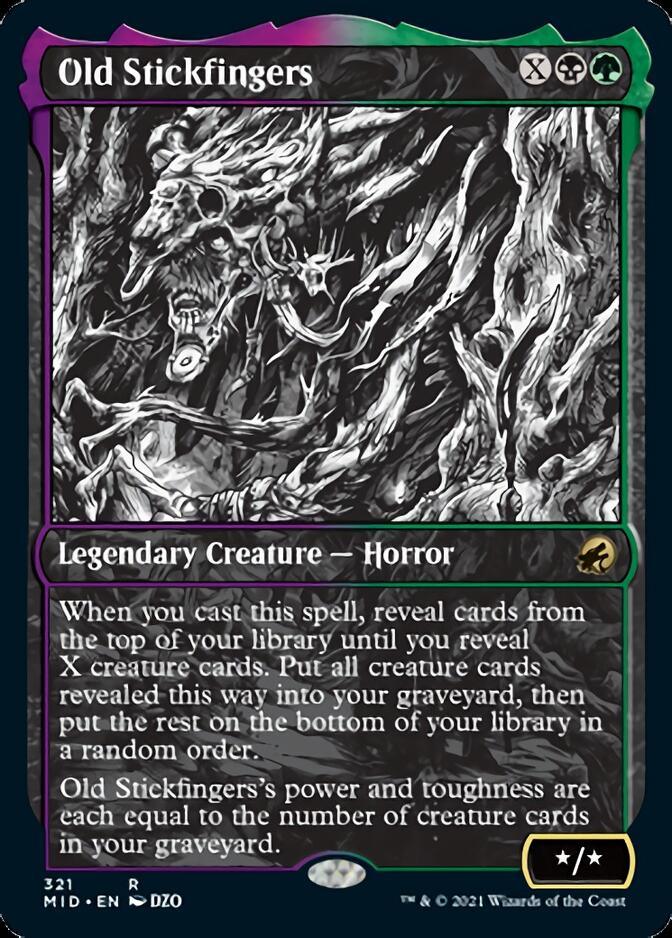 Old Stickfingers (Showcase Eternal Night) [Innistrad: Midnight Hunt] - Trinity Hobby