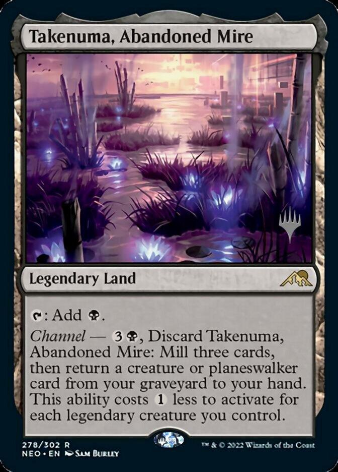 Takenuma, Abandoned Mire (Promo Pack) [Kamigawa: Neon Dynasty Promos] - Trinity Hobby