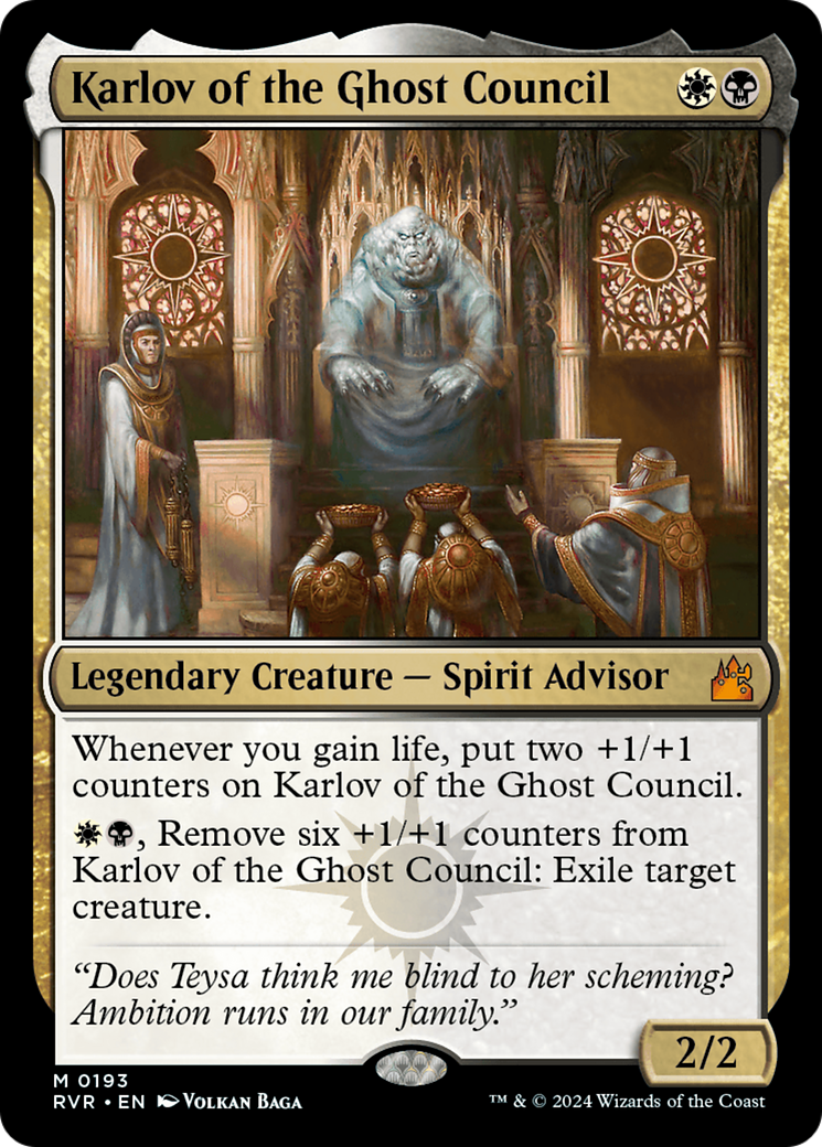 Karlov of the Ghost Council [Ravnica Remastered] - Trinity Hobby
