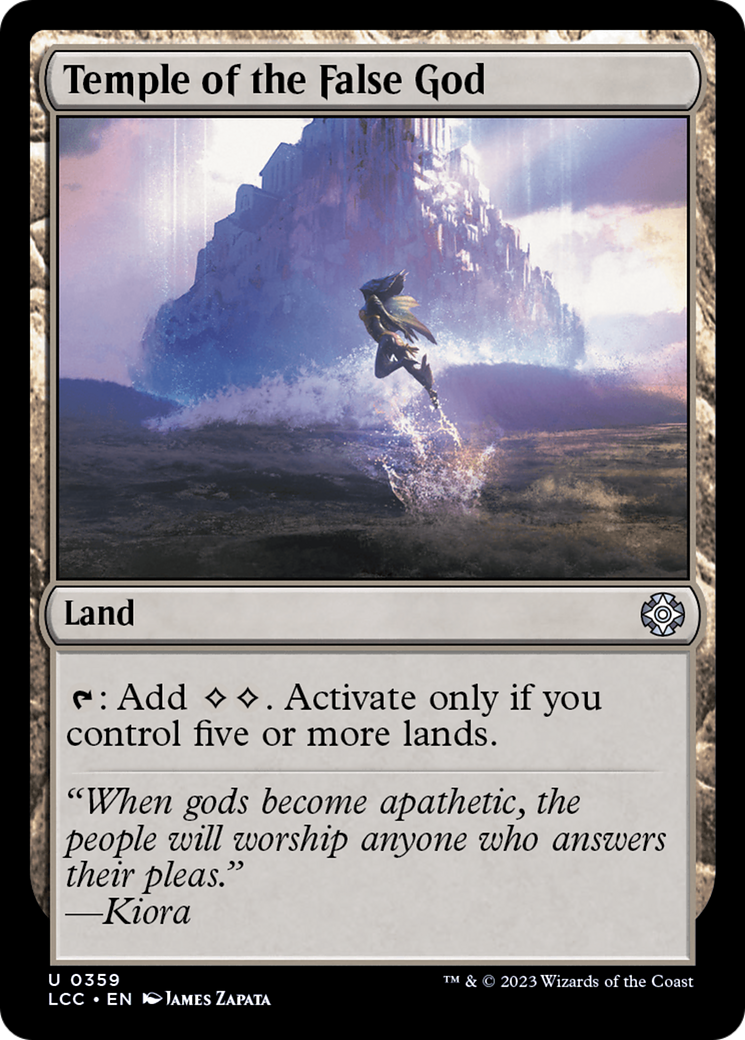 Temple of the False God [The Lost Caverns of Ixalan Commander] - Trinity Hobby