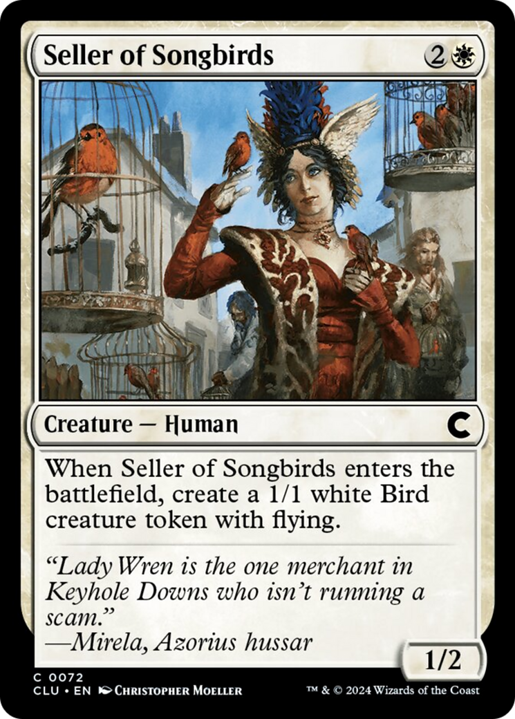 Seller of Songbirds [Ravnica: Clue Edition] - Trinity Hobby