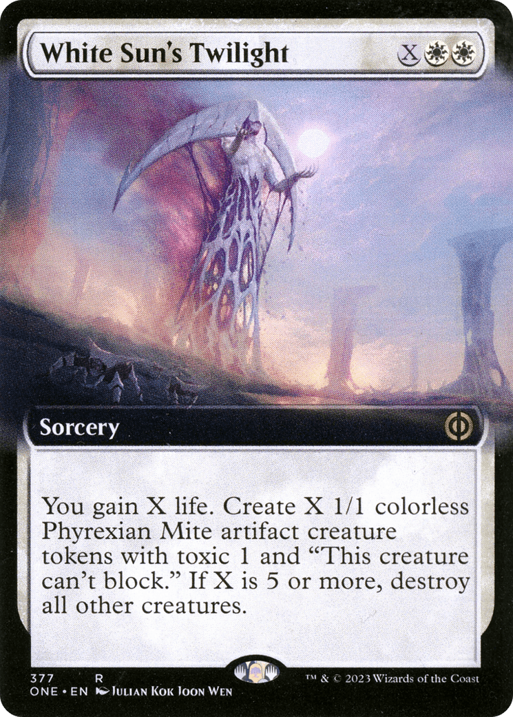 White Sun's Twilight (Extended Art) [Phyrexia: All Will Be One] - Trinity Hobby