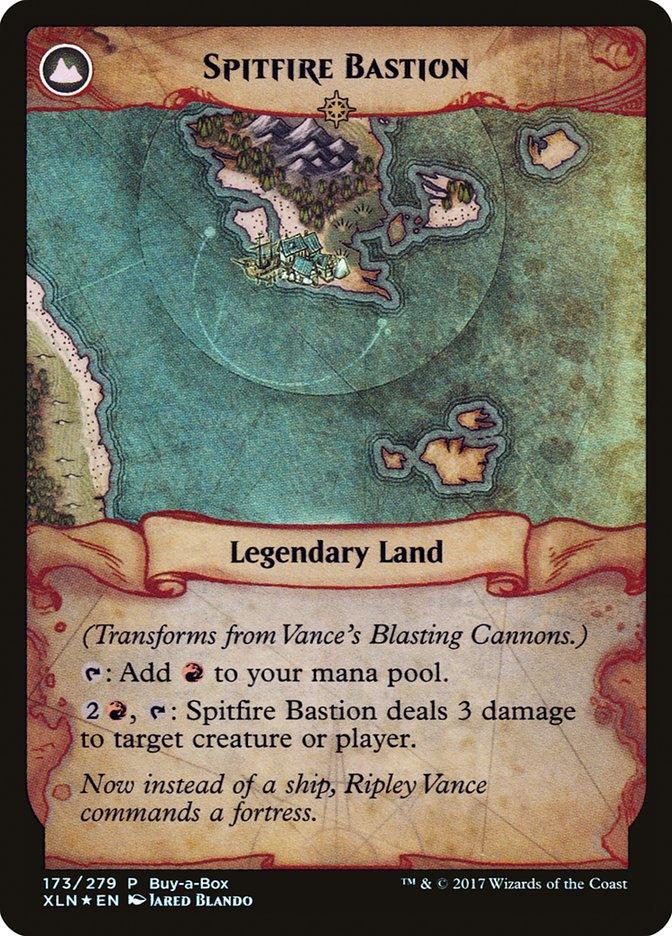 Vance's Blasting Cannons // Spitfire Bastion (Buy-A-Box) [Ixalan Treasure Chest] - Trinity Hobby