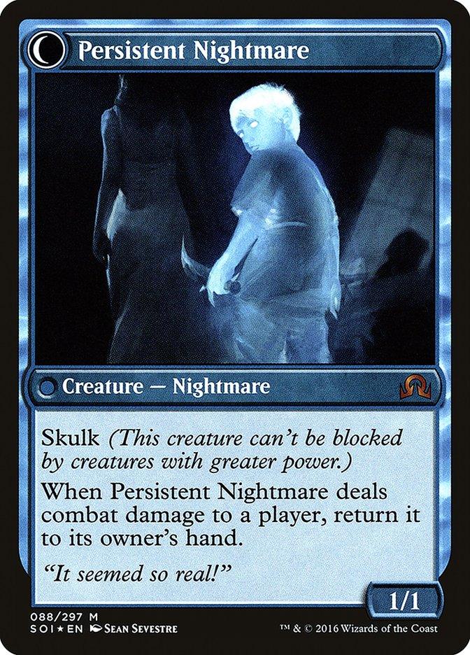 Startled Awake // Persistent Nightmare [Shadows over Innistrad Prerelease Promos] - Trinity Hobby