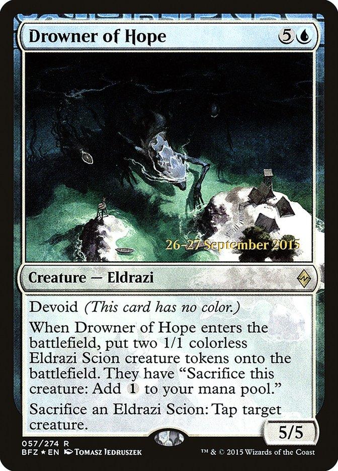 Drowner of Hope [Battle for Zendikar Prerelease Promos] - Trinity Hobby