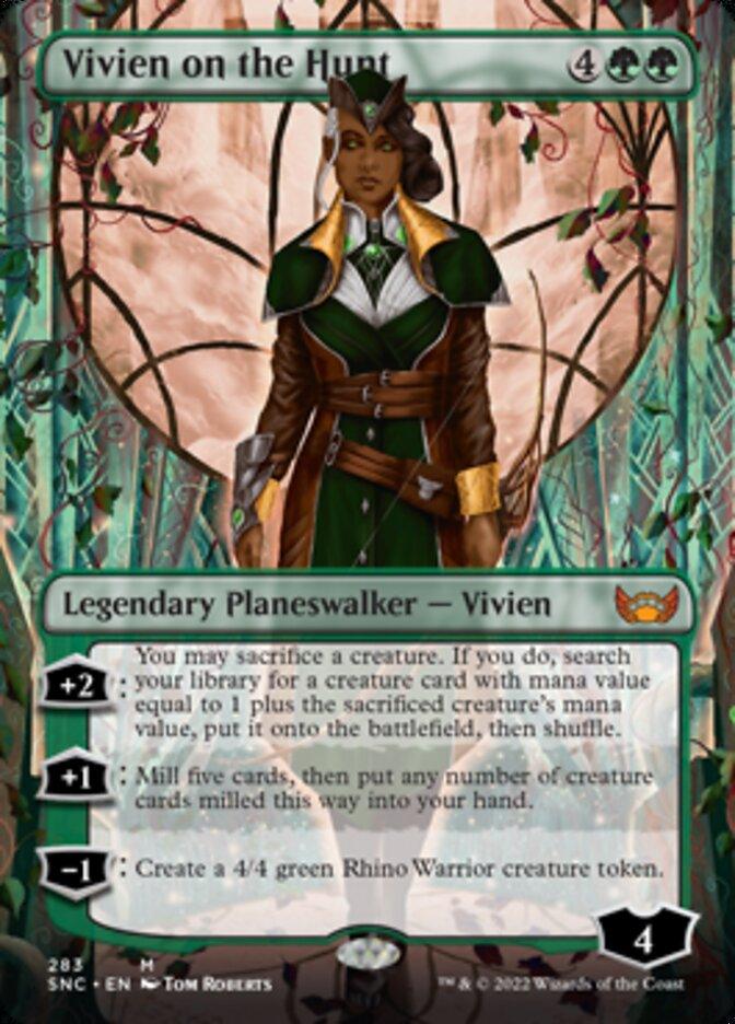 Vivien on the Hunt (Borderless) [Streets of New Capenna] - Trinity Hobby