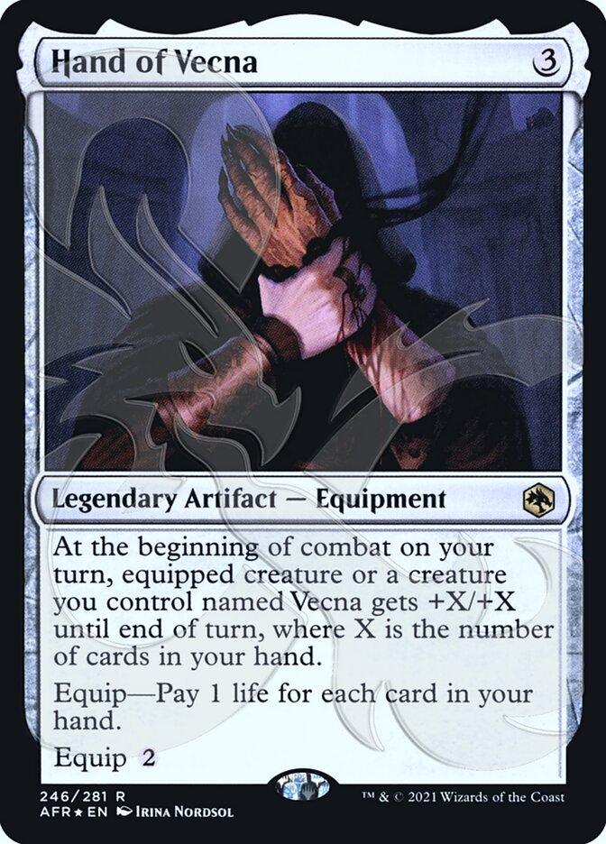 Hand of Vecna (Ampersand Promo) [Dungeons & Dragons: Adventures in the Forgotten Realms Promos] - Trinity Hobby