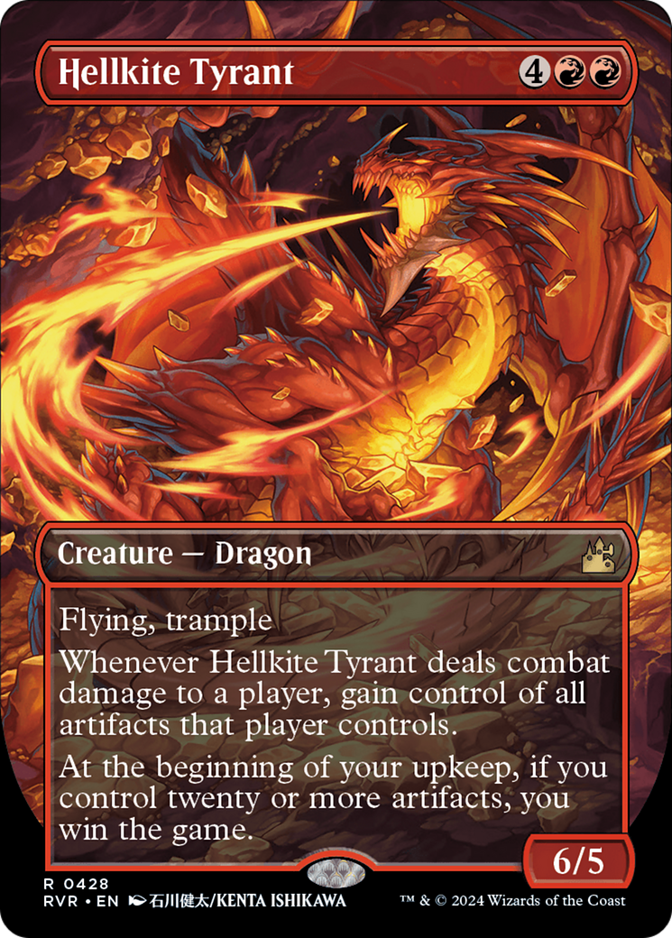 Hellkite Tyrant (Anime Borderless) [Ravnica Remastered] - Trinity Hobby