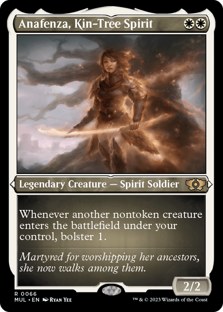 Anafenza, Kin-Tree Spirit (Foil Etched) [Multiverse Legends] - Trinity Hobby