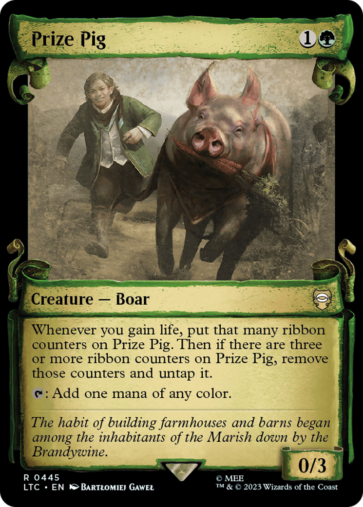 Prize Pig [The Lord of the Rings: Tales of Middle-Earth Commander Showcase Scrolls] - Trinity Hobby