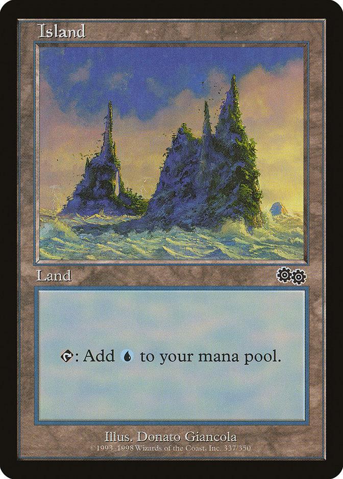 Island (337) [Urza's Saga] - Trinity Hobby