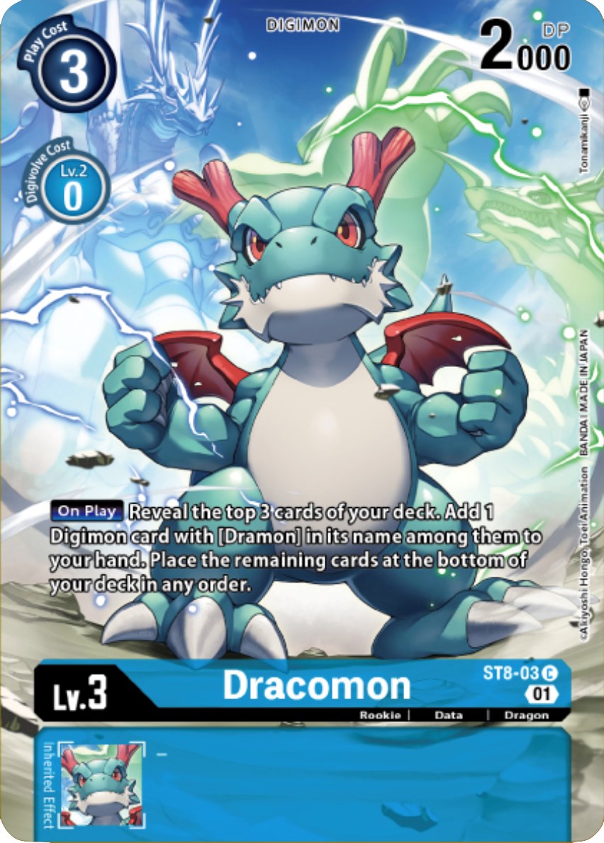 Dracomon [ST8-03] (Digimon Royal Knights Card Set) [Starter Deck: Ulforce Veedramon Promos] - Trinity Hobby