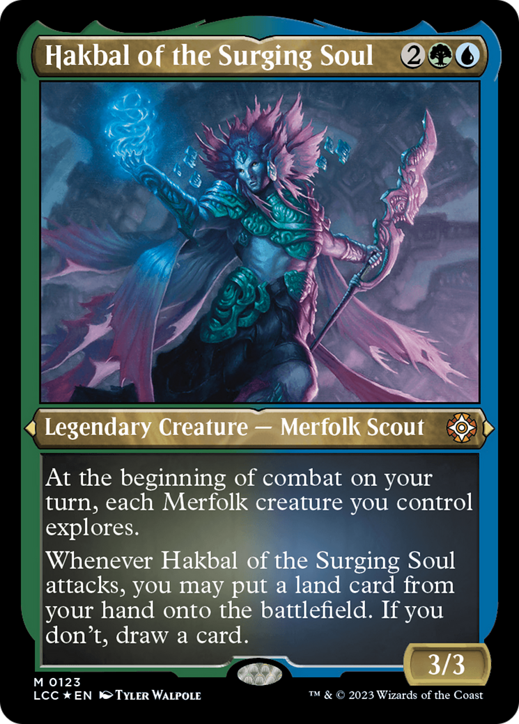 Hakbal of the Surging Soul (Display Commander) [The Lost Caverns of Ixalan Commander] - Trinity Hobby