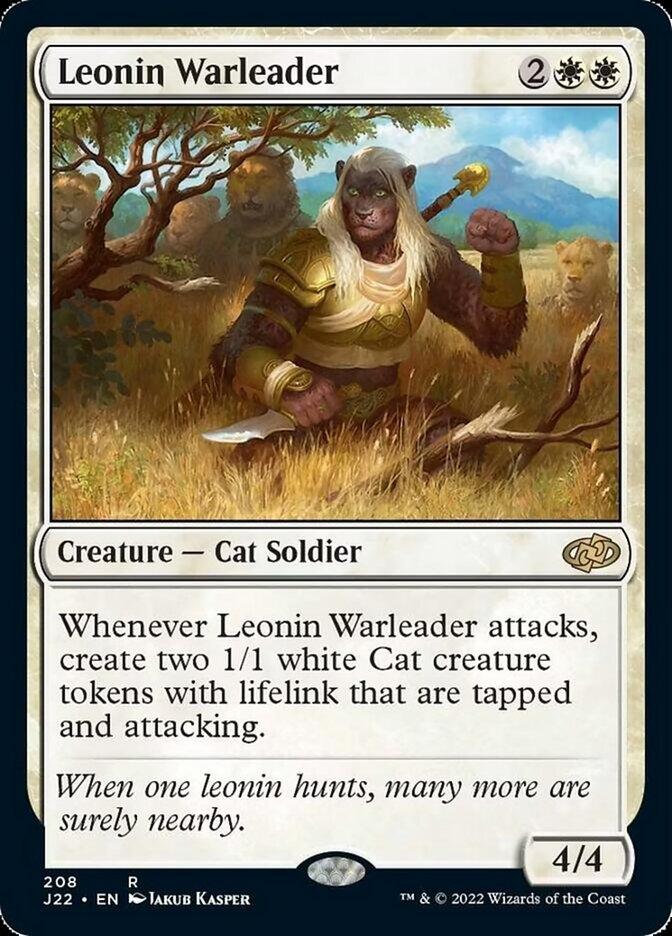 Leonin Warleader [Jumpstart 2022] - Trinity Hobby