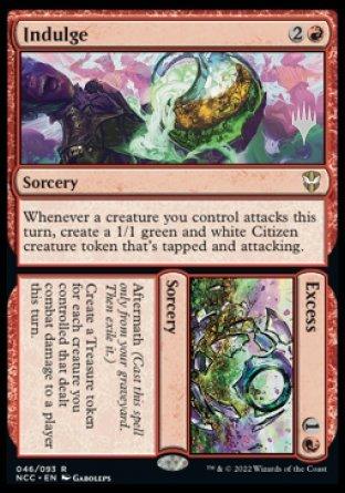 Indulge // Excess (Promo Pack) [Streets of New Capenna Commander Promos] - Trinity Hobby