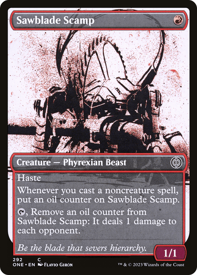 Sawblade Scamp (Showcase Ichor) [Phyrexia: All Will Be One] - Trinity Hobby