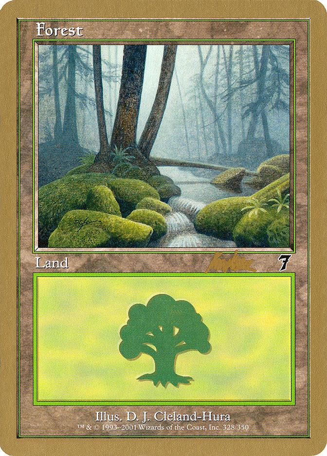 Forest (328) (Brian Kibler) [World Championship Decks 2002] - Trinity Hobby