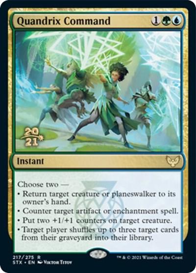 Quandrix Command [Strixhaven: School of Mages Prerelease Promos] - Trinity Hobby