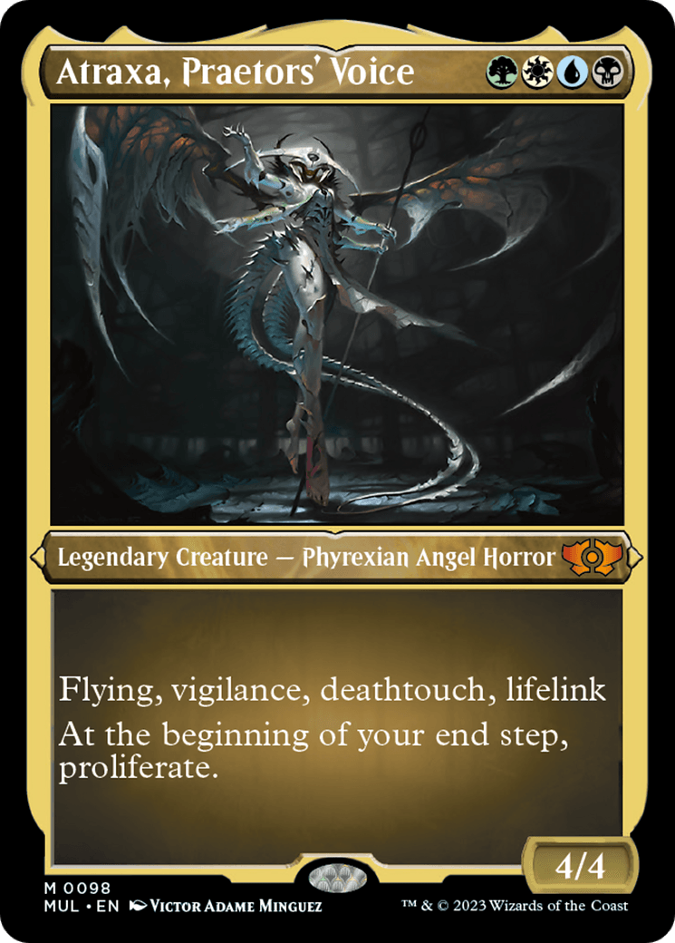 Atraxa, Praetors' Voice (Foil Etched) [Multiverse Legends] - Trinity Hobby