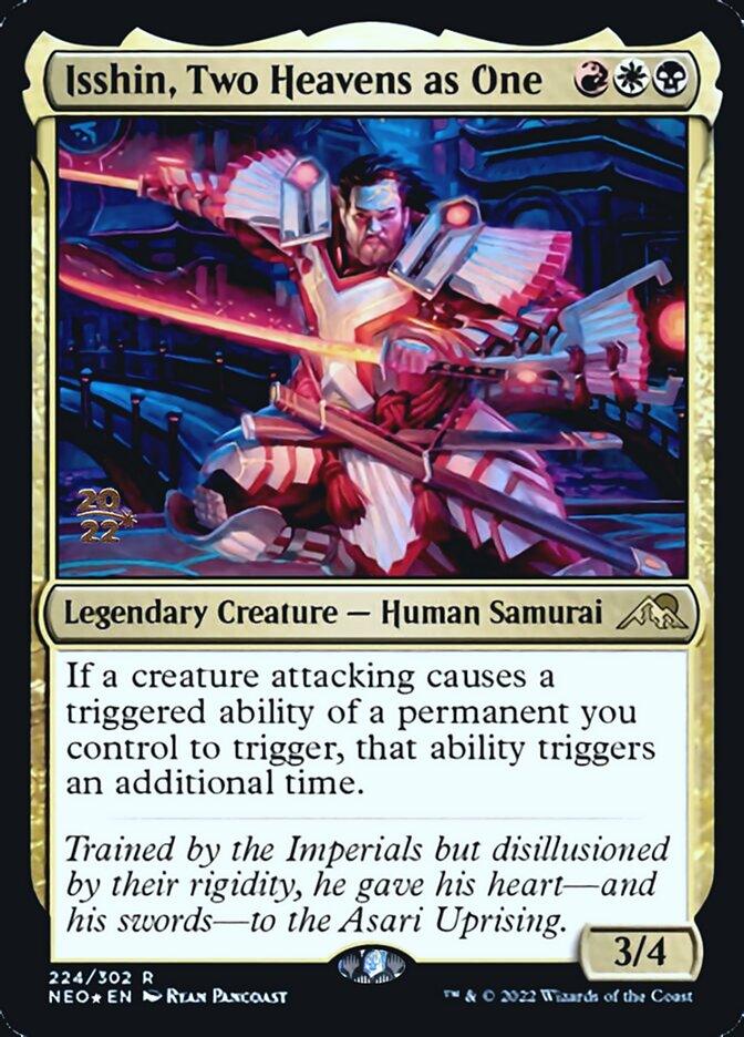 Isshin, Two Heavens as One [Kamigawa: Neon Dynasty Prerelease Promos] - Trinity Hobby