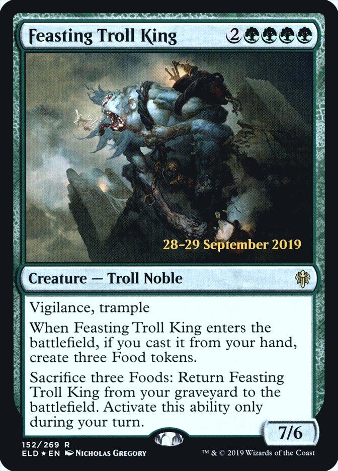 Feasting Troll King [Throne of Eldraine Prerelease Promos] - Trinity Hobby