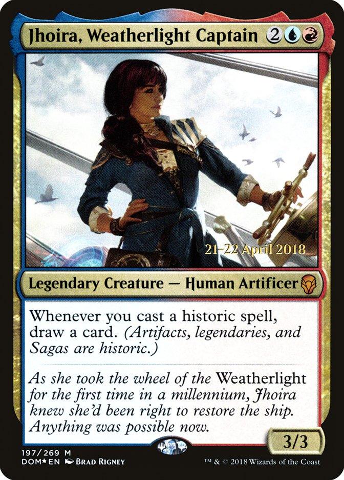 Jhoira, Weatherlight Captain [Dominaria Prerelease Promos] - Trinity Hobby