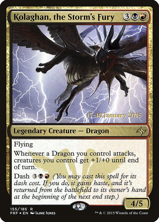 Kolaghan, the Storm's Fury [Fate Reforged Prerelease Promos] - Trinity Hobby