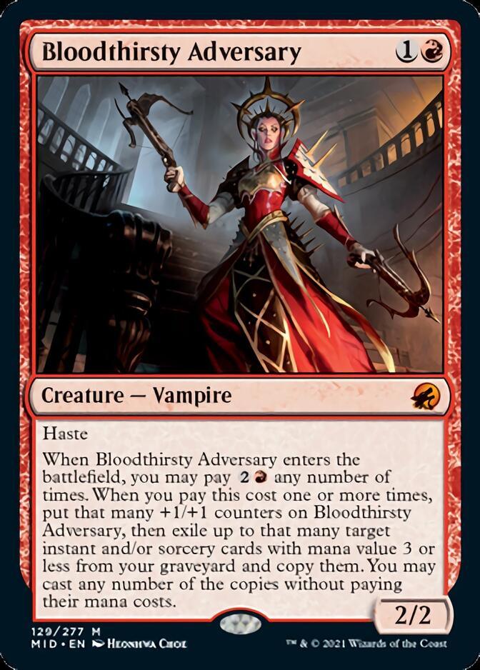 Bloodthirsty Adversary [Innistrad: Midnight Hunt] - Trinity Hobby