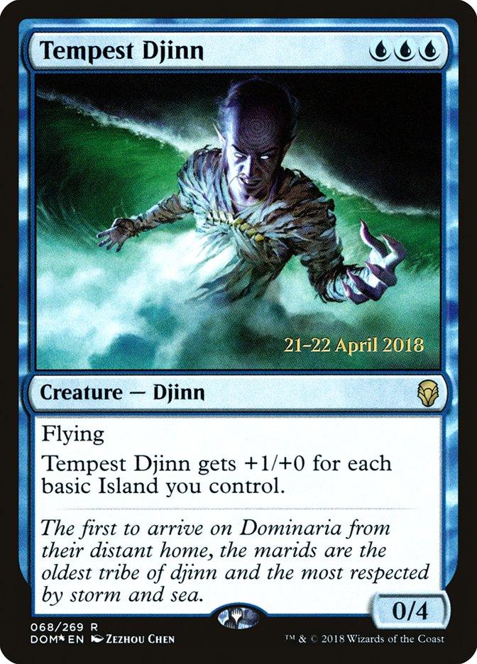 Tempest Djinn [Dominaria Prerelease Promos] - Trinity Hobby