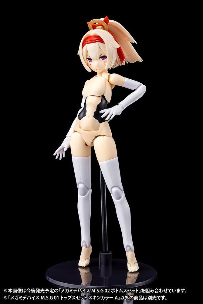 Kotobukiya: Kotobukiya MSG Megami Device 01 Tops Set Skin Color A - Trinity Hobby