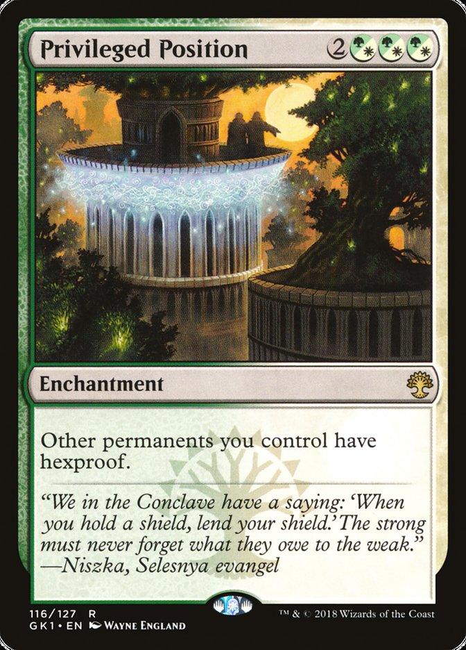 Privileged Position [Guilds of Ravnica Guild Kit] - Trinity Hobby