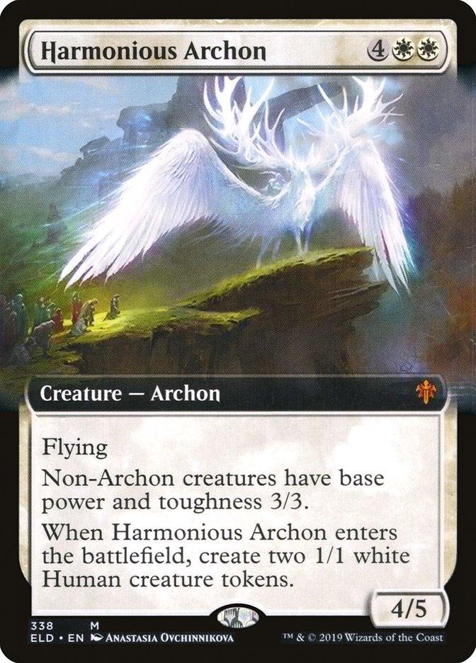 Harmonious Archon (Extended Art) [Throne of Eldraine] - Trinity Hobby