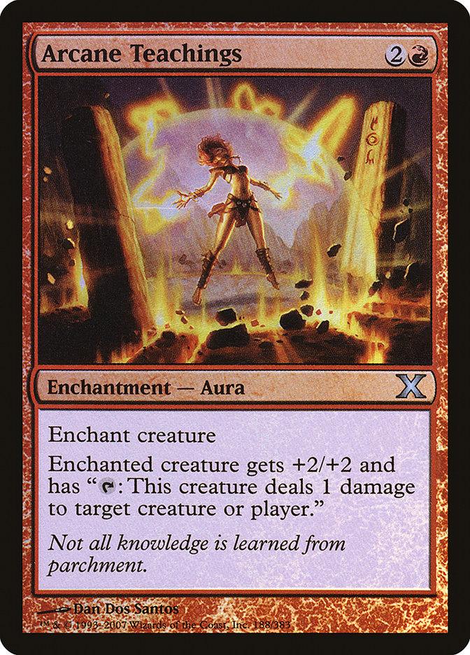 Arcane Teachings (Premium Foil) [Tenth Edition] - Trinity Hobby