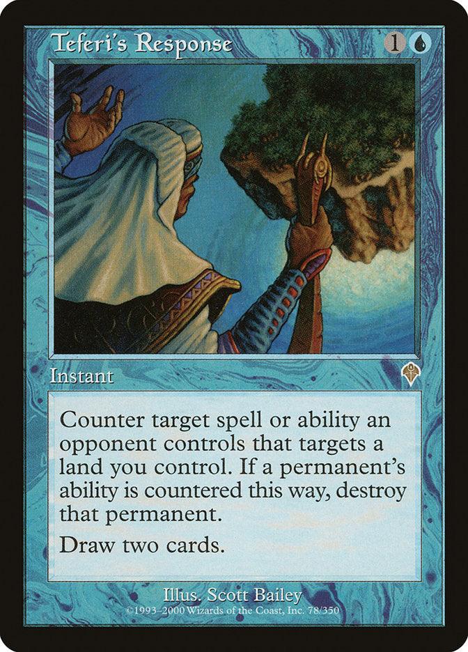 Teferi's Response [Invasion] - Trinity Hobby