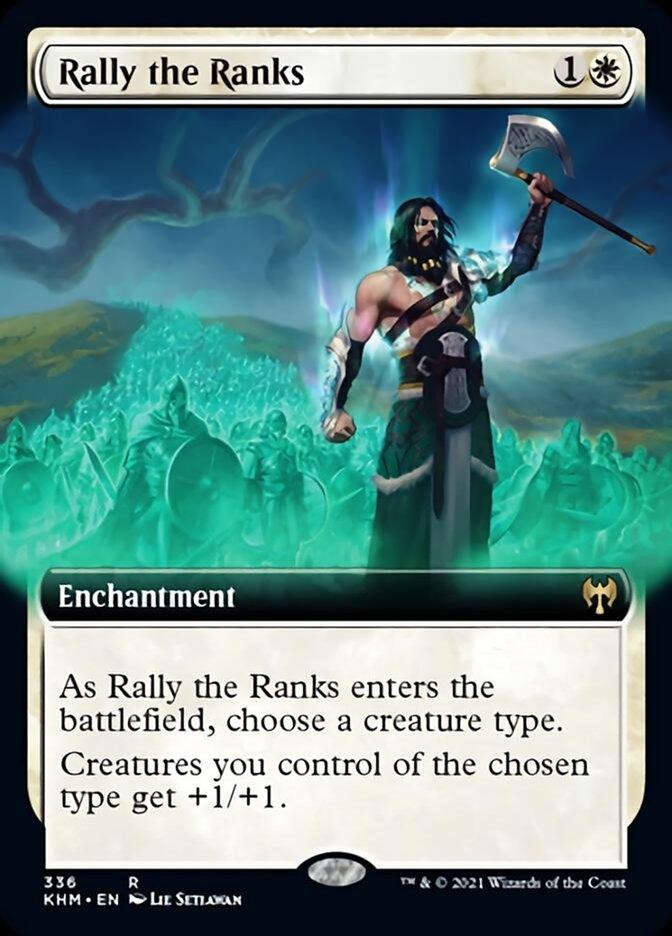 Rally the Ranks (Extended Art) [Kaldheim] - Trinity Hobby