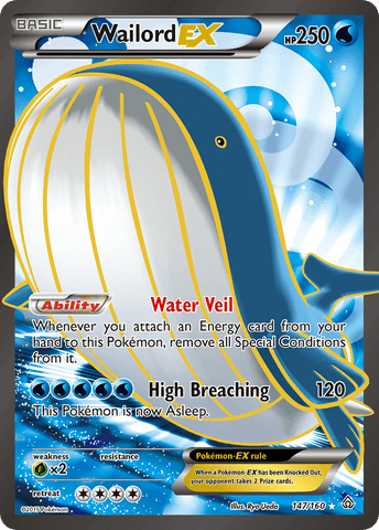 Wailord EX (147/160) [XY: Primal Clash] - Trinity Hobby