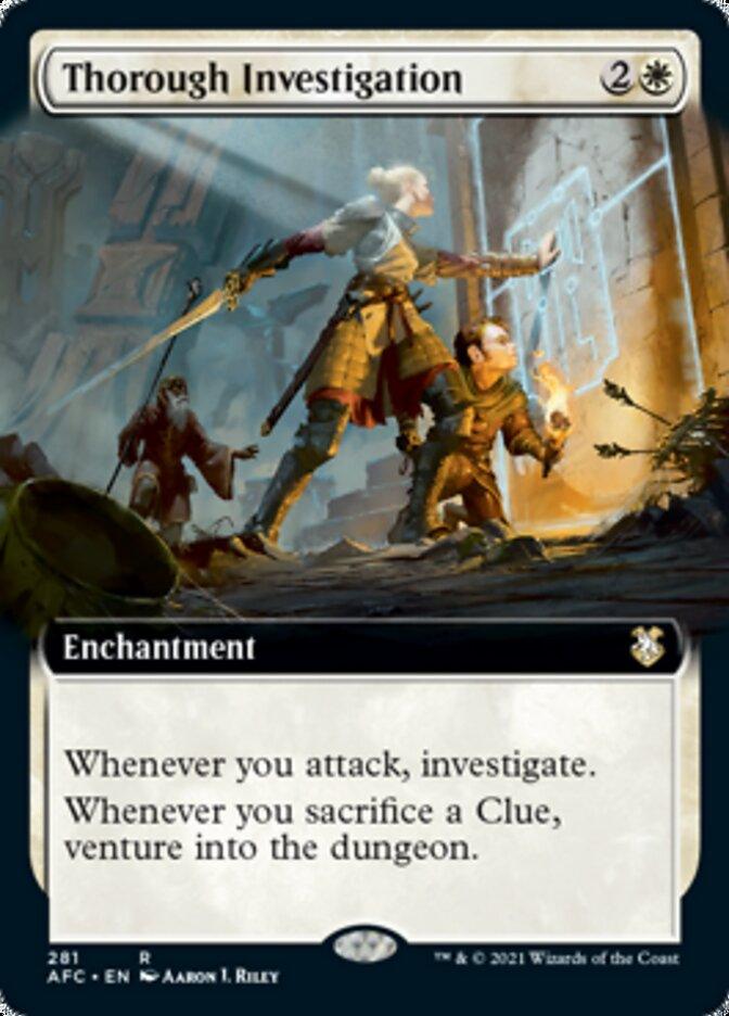 Thorough Investigation (Extended Art) [Dungeons & Dragons: Adventures in the Forgotten Realms Commander] - Trinity Hobby
