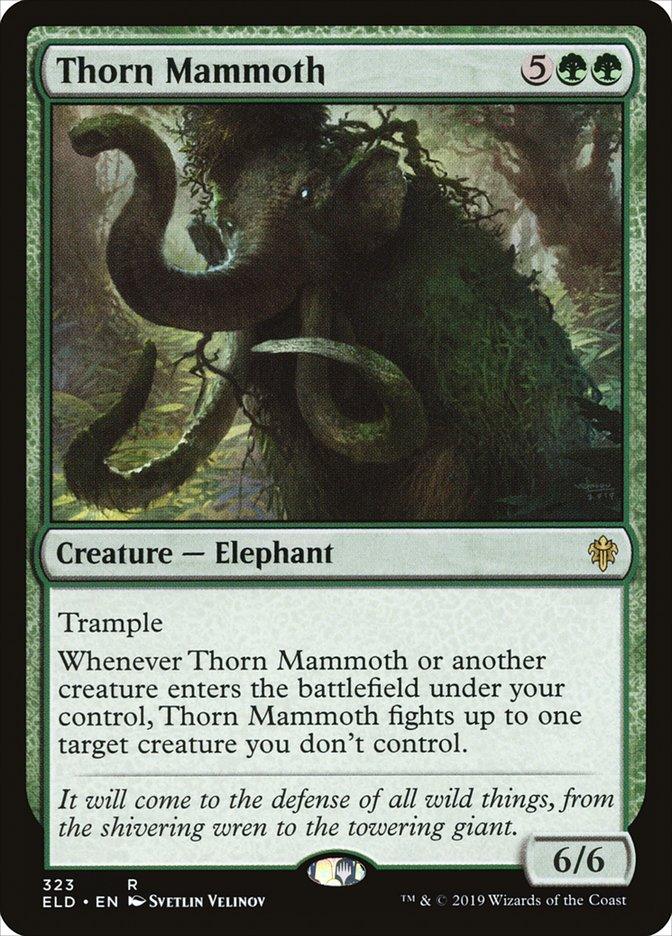 Thorn Mammoth [Throne of Eldraine] - Trinity Hobby