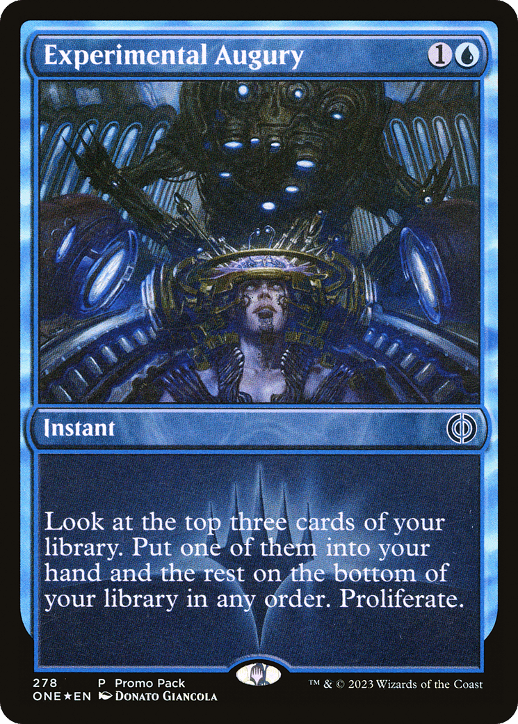 Experimental Augury (Promo Pack) [Phyrexia: All Will Be One Promos] - Trinity Hobby