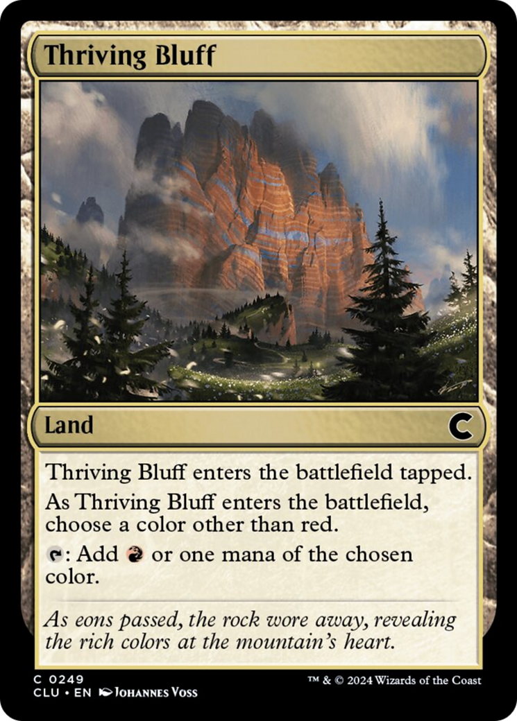 Thriving Bluff [Ravnica: Clue Edition] - Trinity Hobby