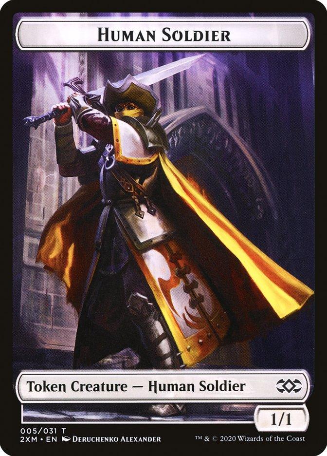 Human Soldier Token [Double Masters Tokens] - Trinity Hobby