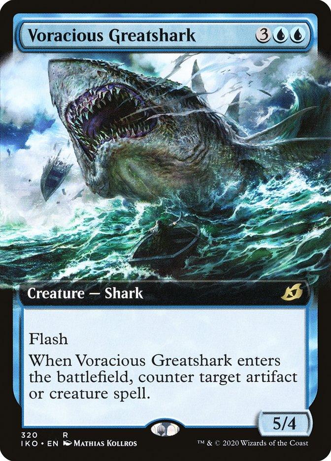 Voracious Greatshark (Extended Art) [Ikoria: Lair of Behemoths] - Trinity Hobby