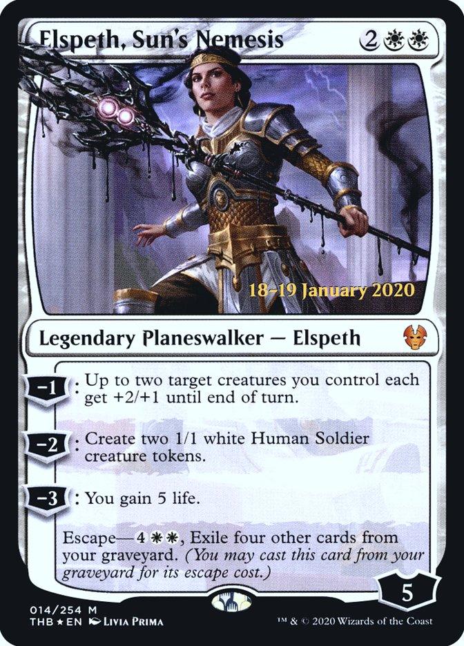 Elspeth, Sun's Nemesis [Theros Beyond Death Prerelease Promos] - Trinity Hobby