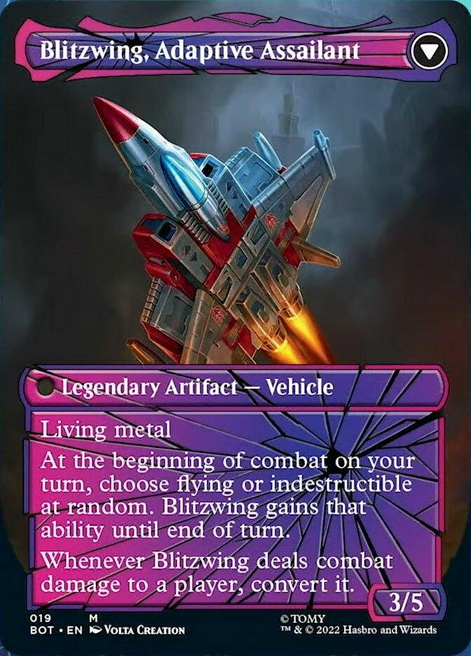 Blitzwing, Cruel Tormentor // Blitzwing, Adaptive Assailant (Shattered Glass) [Transformers] - Trinity Hobby