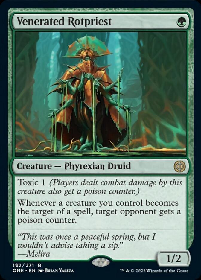 Venerated Rotpriest [Phyrexia: All Will Be One] - Trinity Hobby