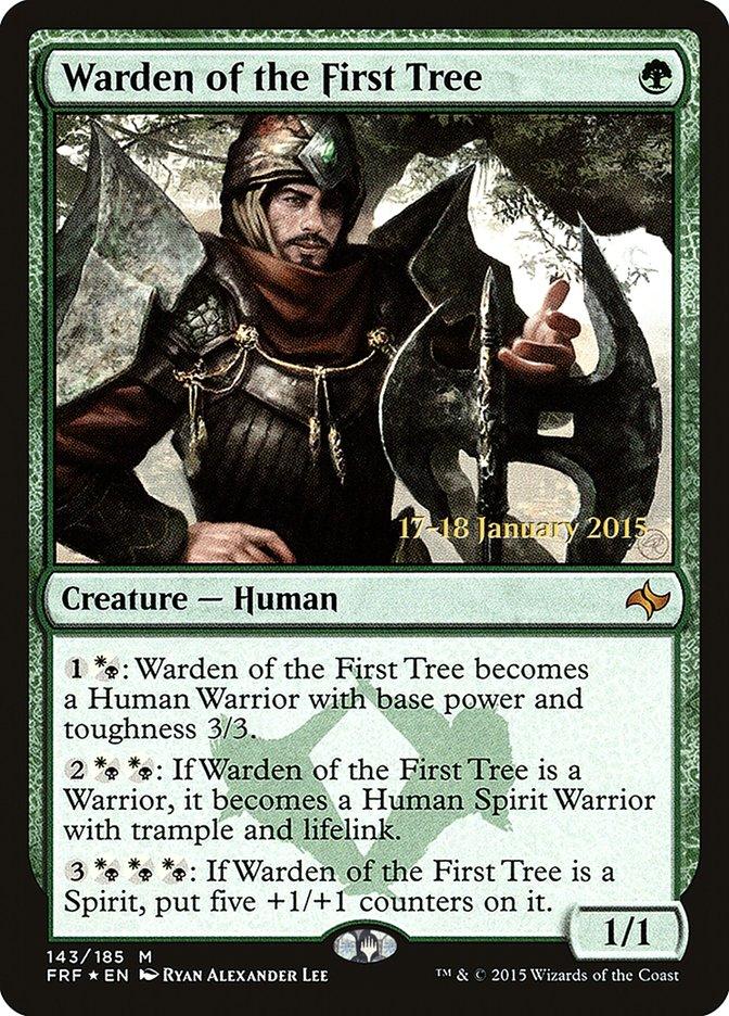 Warden of the First Tree [Fate Reforged Prerelease Promos] - Trinity Hobby