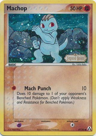 Machop (57/92) (Stamped) [EX: Legend Maker] - Trinity Hobby