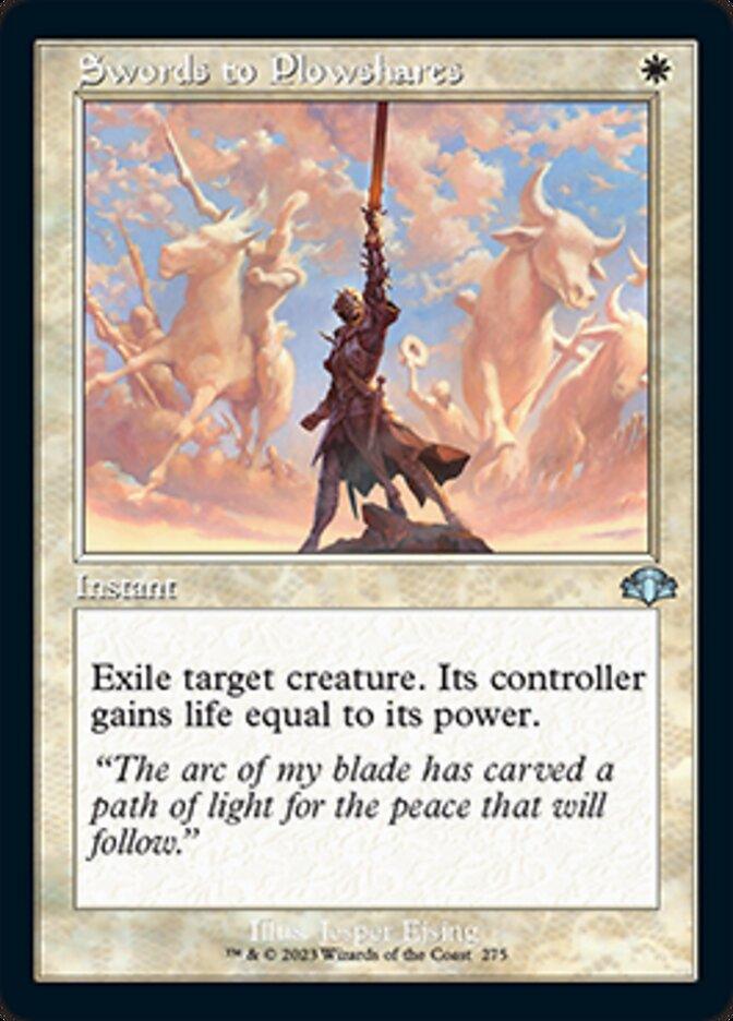 Swords to Plowshares (Retro) [Dominaria Remastered] - Trinity Hobby