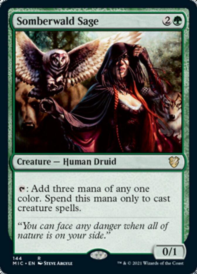 Somberwald Sage [Innistrad: Midnight Hunt Commander] - Trinity Hobby