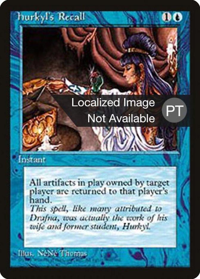 Hurkyl's Recall [Fourth Edition (Foreign Black Border)] - Trinity Hobby